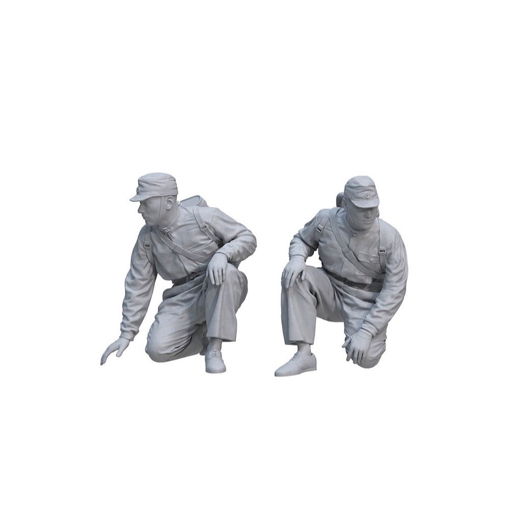 Border Model 1/35 IJN Carrier Crew Pilots & Officers