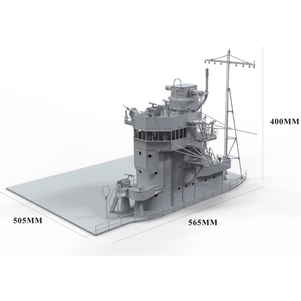 Border Model BS002 1/35 Akagi Bridge W/ Flight Deck Battle of Pearl Harbor
