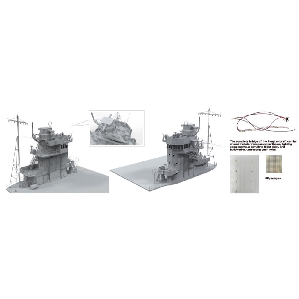 Border Model BS002 1/35 Akagi Bridge W/ Flight Deck Battle of Pearl Harbor