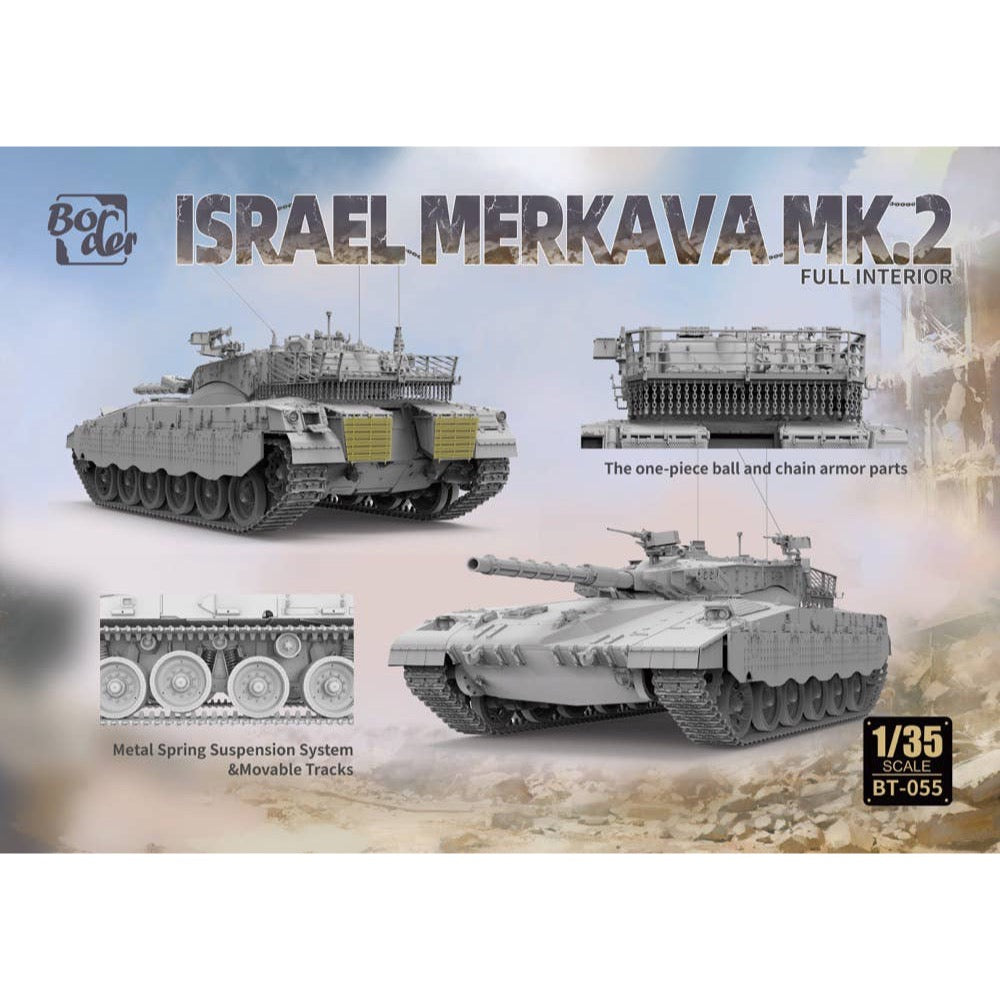 Border Model 1/35 Merkava Mk2 with Full Interior