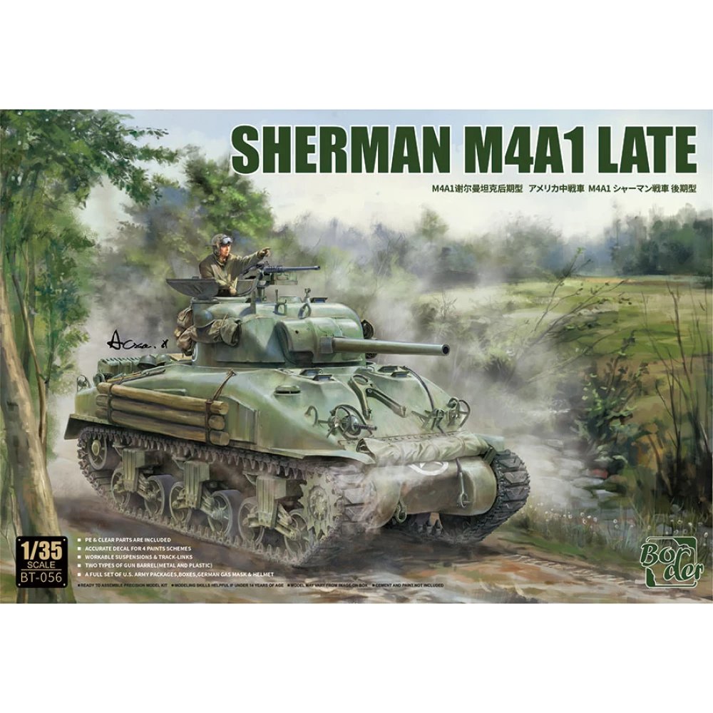 Border Model 1/35 Sherman M4A1 Late