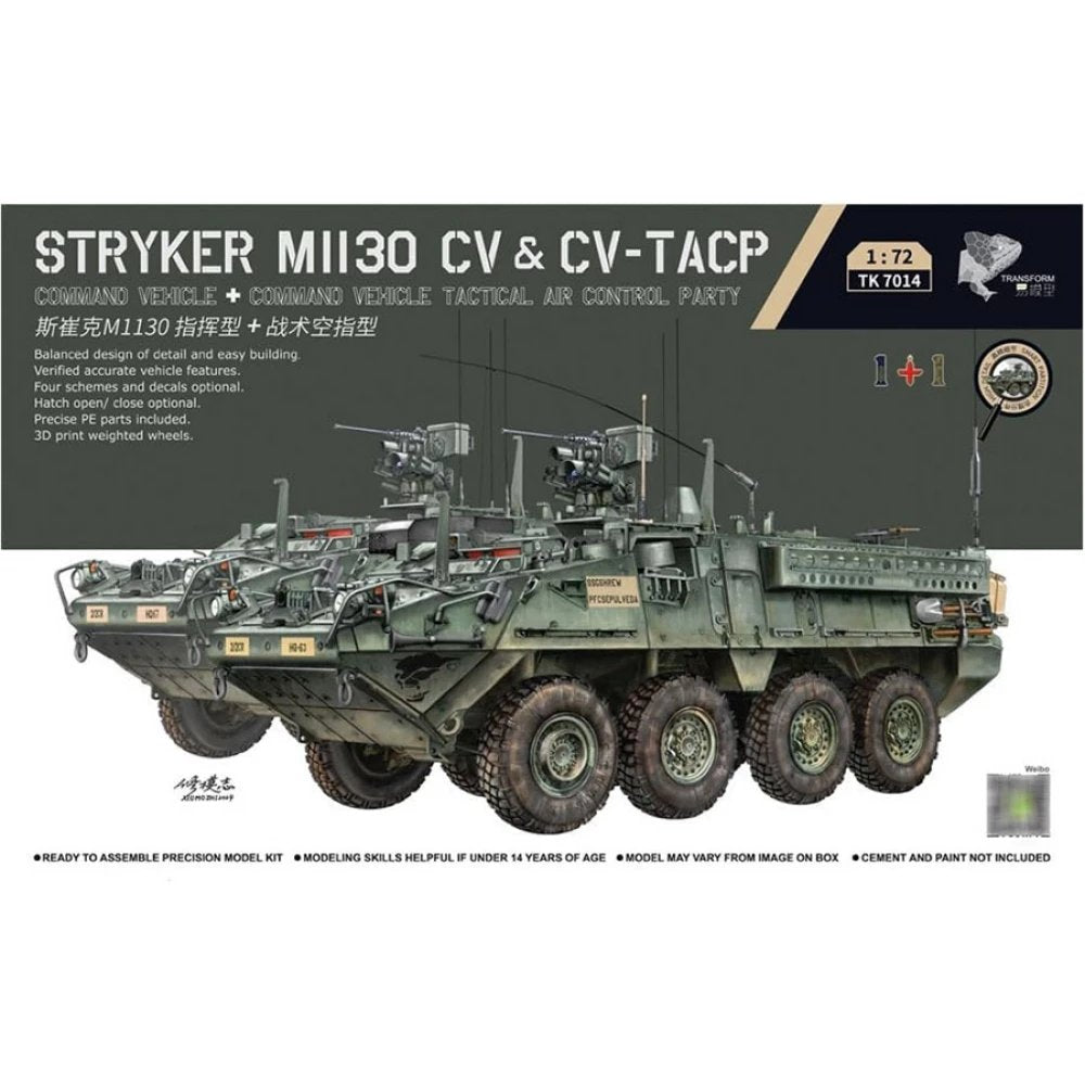 Border Model 1/72 Stryker M1130 CV & CV-TACP 1+1