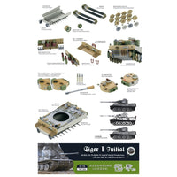 Border Model TK7205 1/72 Tiger I Initial Sd.Kfz.181 Pz.pfw.VI Ausf.E