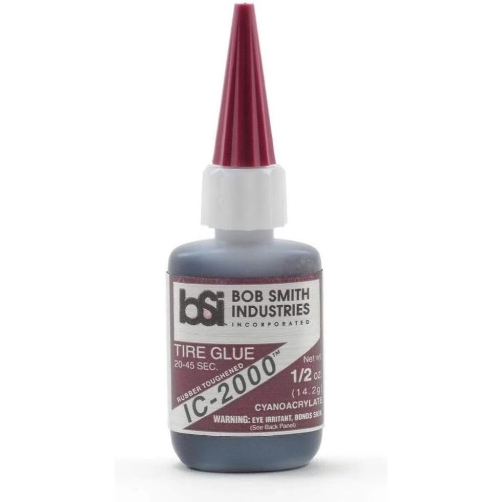 BSI IC-2000 Rubber Toughened CA Tire Glue 1/2oz