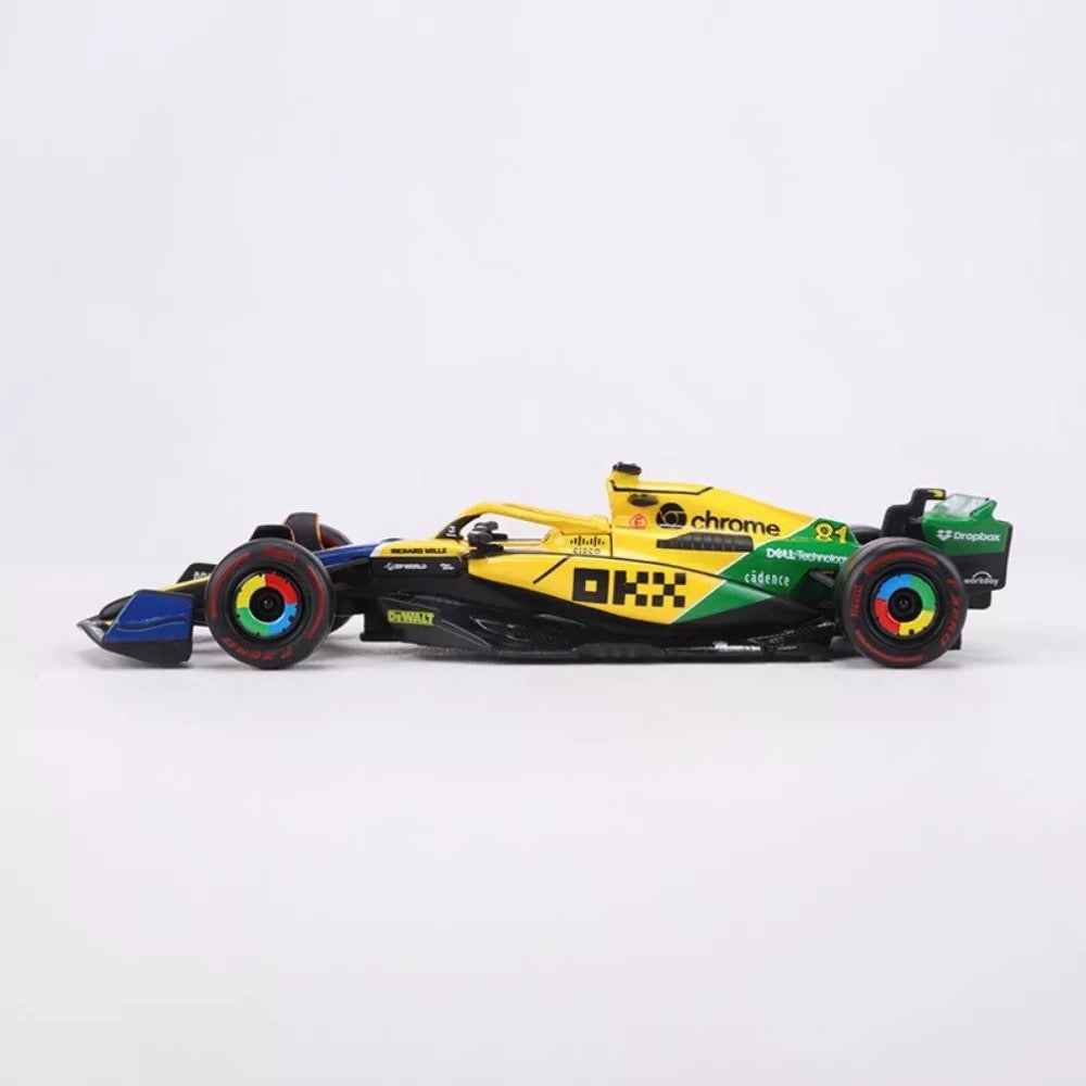 Bburago 01894 1/43 2024 McLaren F1 Senna Livery Driver No.81 Piastri