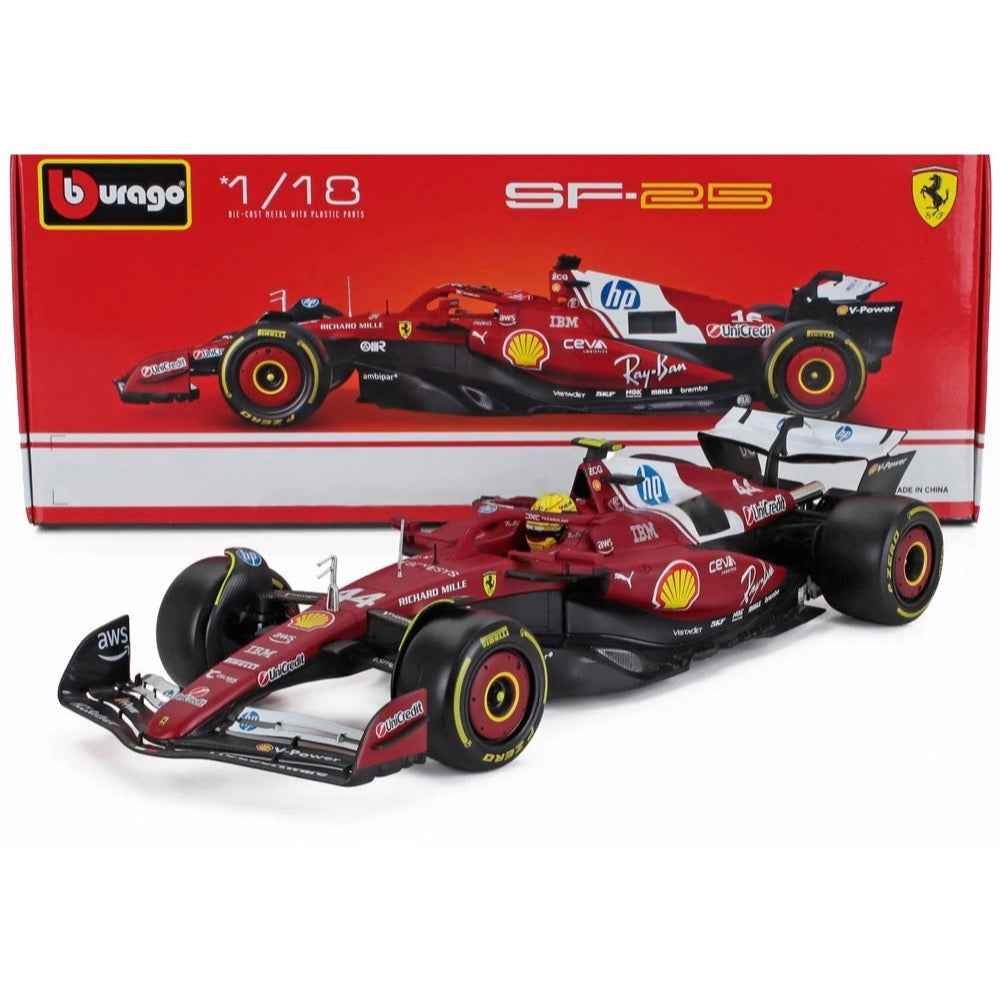 Bburago 16816H 1/18 Ferrari¬† SF-25 No.44 Lewis Hamilton