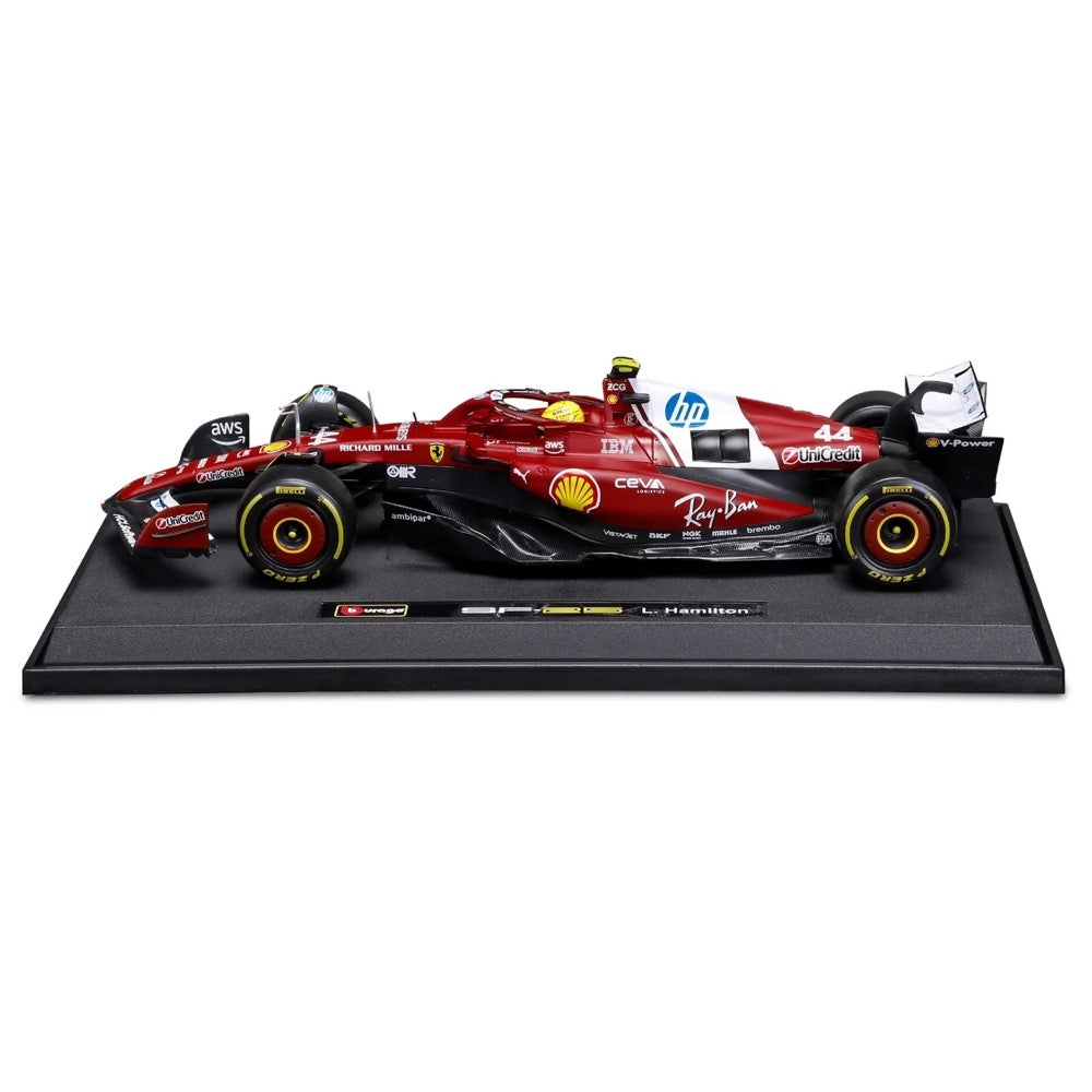 Bburago 16816H 1/18 Ferrari SF-25 No.44 Lewis Hamilton