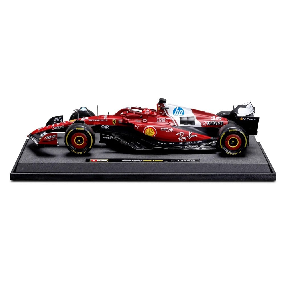 Bburago 16816L 1/18 Ferrari SF-25 No.16 Charles Leclerc