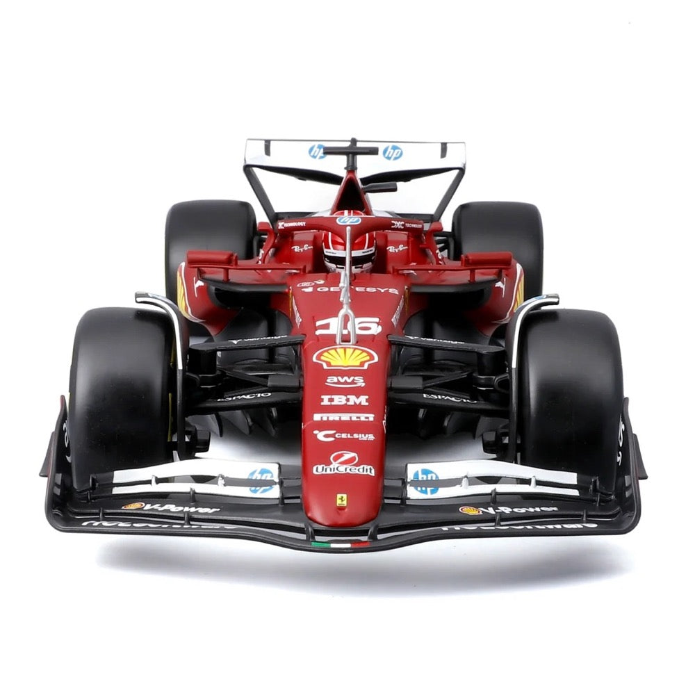Bburago 16816L 1/18 Ferrari SF-25 No.16 Charles Leclerc
