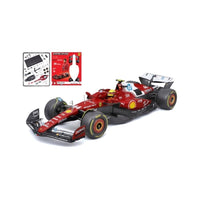 Bburago 1/18 F1 Racing Metal Kit Scuderia Ferrari SF-25 No.44 Hamilton with Helmet