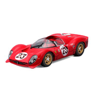 Bburago 1/24 Ferrari Racing 1967 330 P4 196 Daytona Red