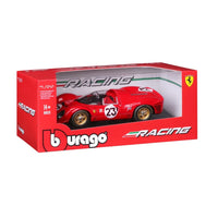 Bburago 1/24 Ferrari Racing 1967 330 P4 196 Daytona Red
