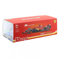 Bburago 26821L 1/24 Ferrari SF-24 2024 No.16 Charles Leclerc with Helmet and Showcase