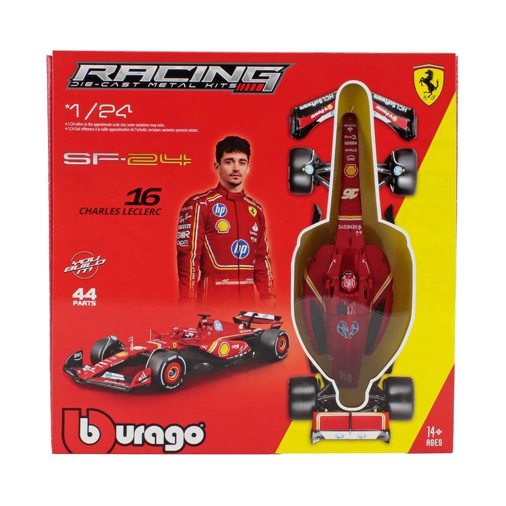 Bburago 26856 1/24 Ferrari SF-24 2024 No.16 Charles Leclerc Model Kit