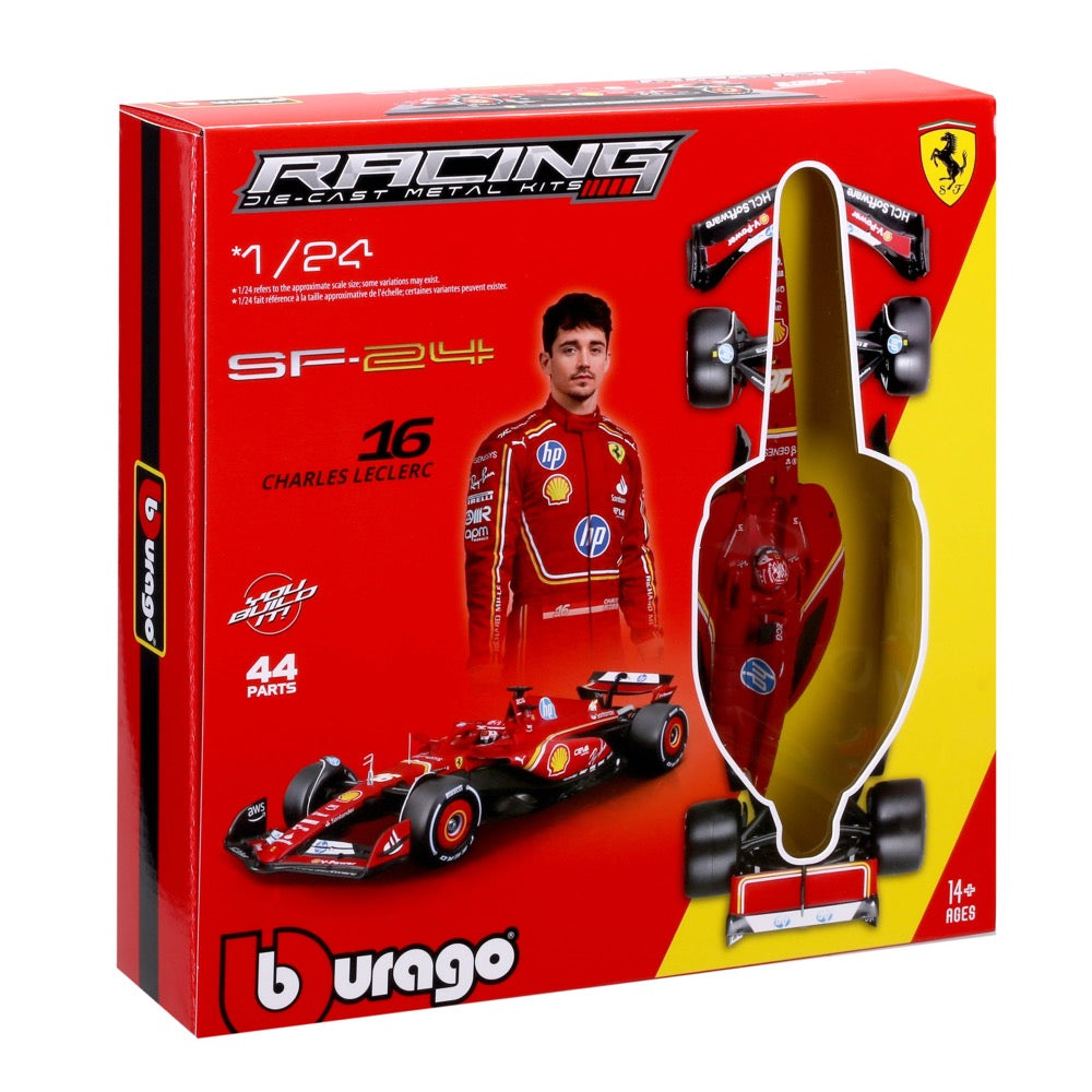 Bburago 26856 1/24 Ferrari SF-24 2024 No.16 Charles Leclerc Model Kit