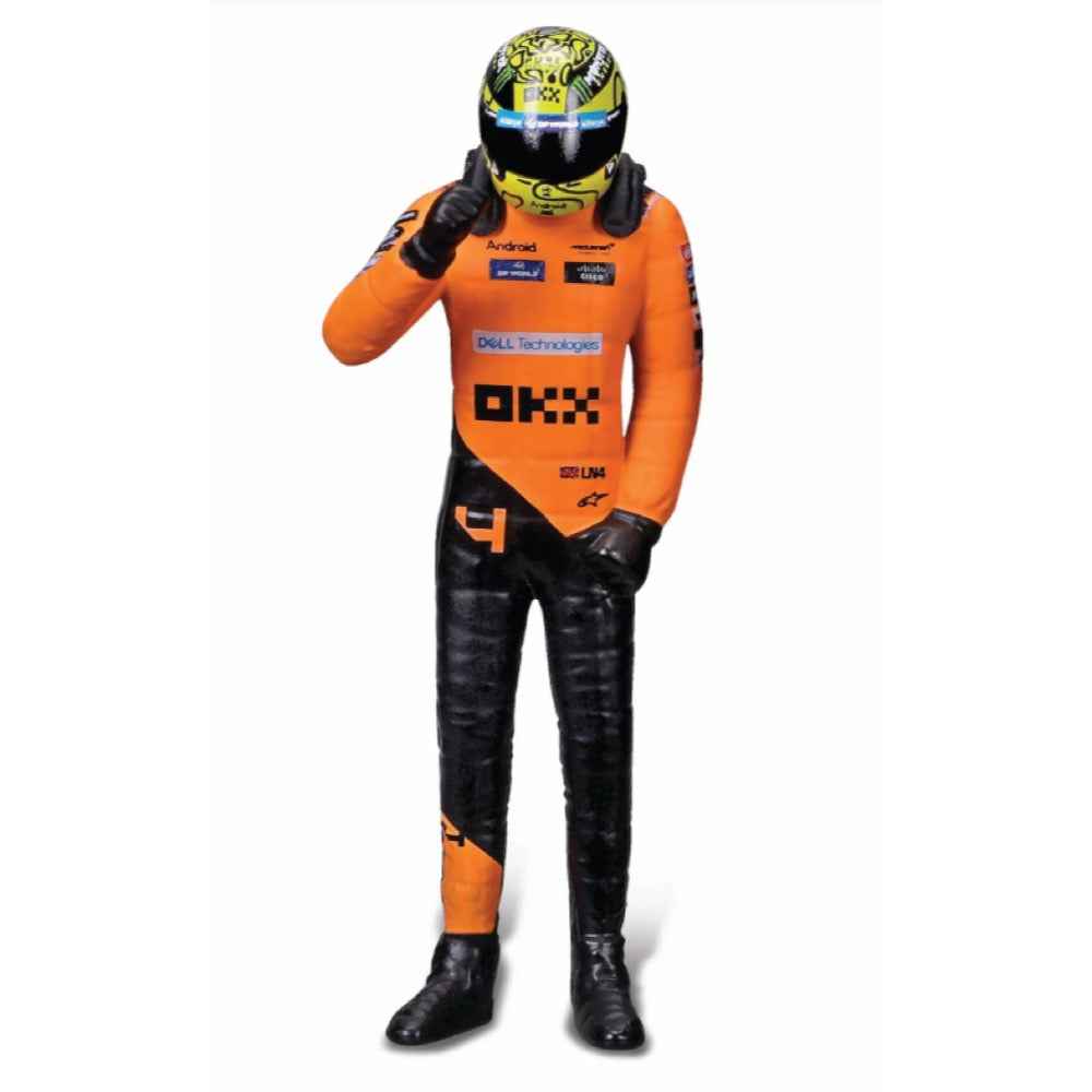 Bburago 28040N 1/24 McLaren MCL38 2024 No.4 Lando Norris with Figure
