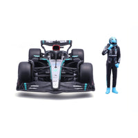 Bburago 28069R 1/24 Mercedes W15 2024 No.63 George Rusell with Figure