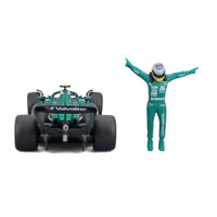 Bburago 28071A 1/24 Aston Martin AMR 25 No.14 Fernando Alonso with Figure