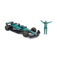Bburago 28071A 1/24 Aston Martin AMR 25 No.14 Fernando Alonso with Figure