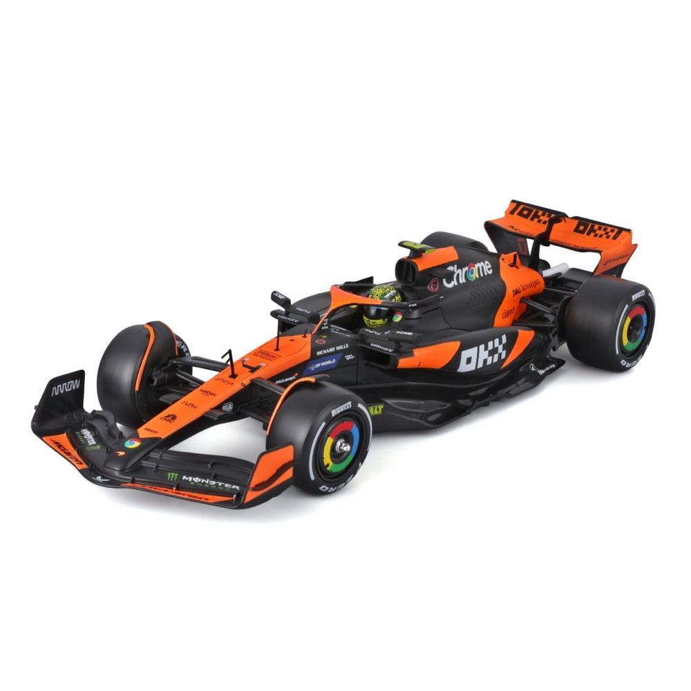 Bburago 28504N 1/24 McLaren MCL38 2024 No.4 Lando Norris Model Kit