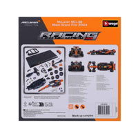 Bburago 28504N 1/24 McLaren MCL38 2024 No.4 Lando Norris Model Kit