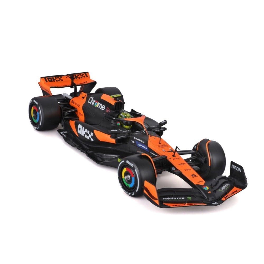 Bburago 28504N 1/24 McLaren MCL38 2024 No.4 Lando Norris Model Kit