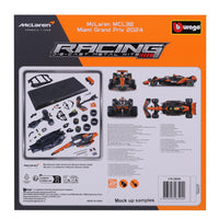 Bburago 28504N 1/24 McLaren MCL38 2024 No.4 Lando Norris Model Kit