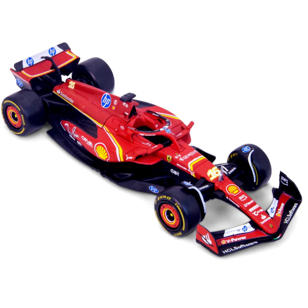 Bburago 36844L1/43 2024 F-1 Ferrari  SF24 No.16 Leclerc Italian GP Imola