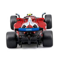 Bburago 36852H 1/43 Ferrari SF-25 No.44 Lewis Hamilton with Helmet and Showcase