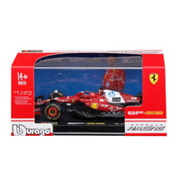Bburago 36852L 1/43 Ferrari SF-25 No.16 Charles Leclerc with Helmet and Showcase