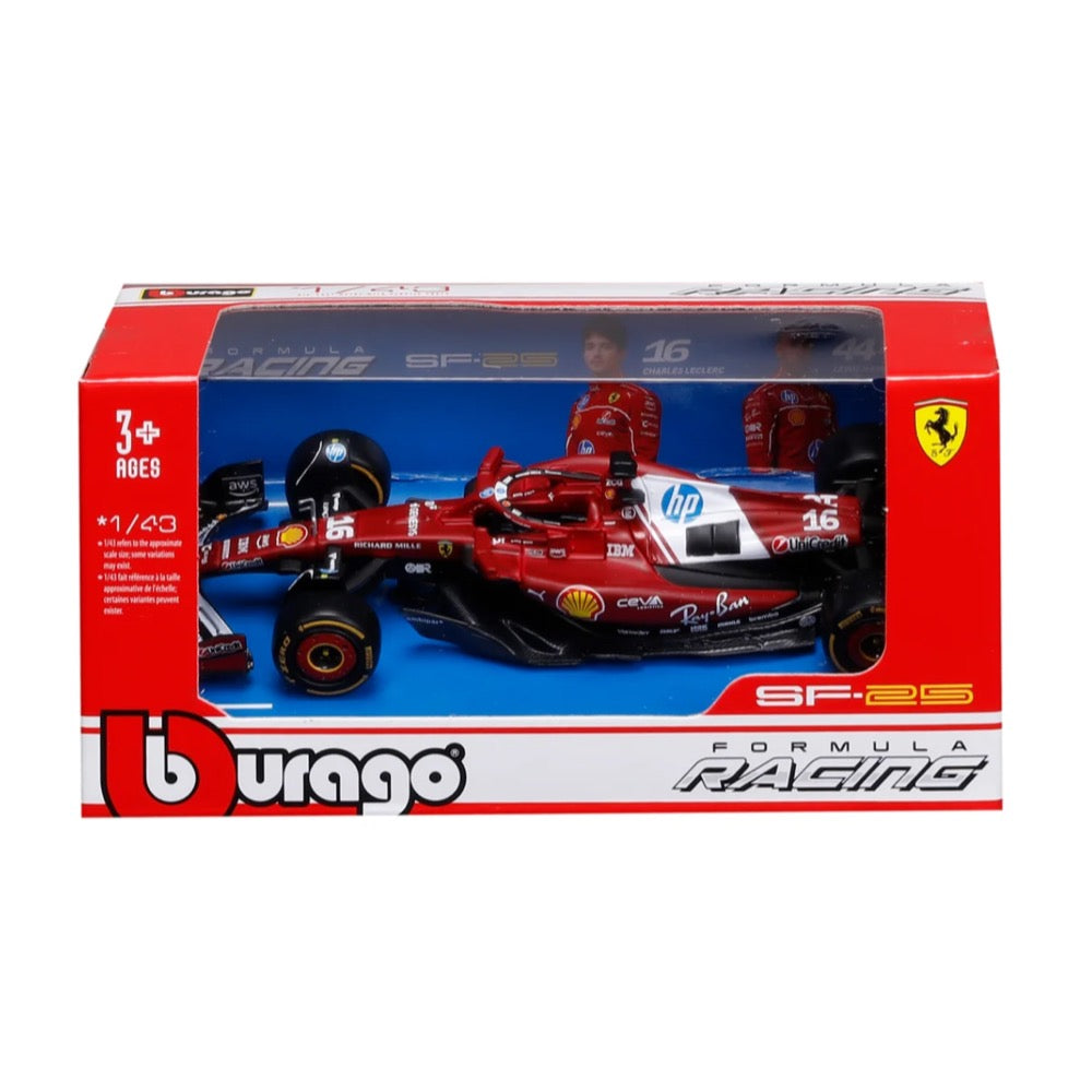 Bburago 36853L 1/43 Ferrari SF-25 No.16 Charles Leclerc
