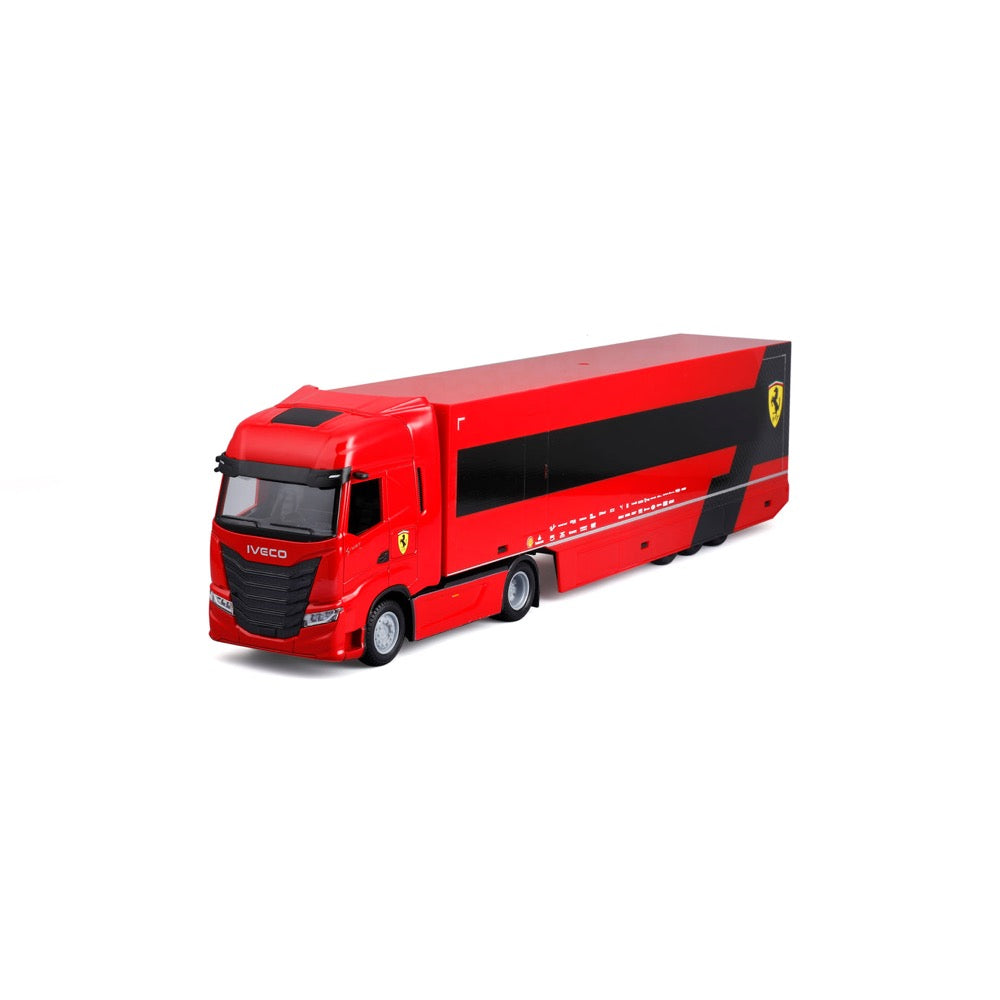 Bburago 1/43 Ferrari Transporter with SF-24 F1 Car 2024