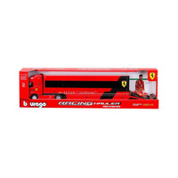 Bburago 1/43 Ferrari Transporter with SF-24 F1 Car 2024
