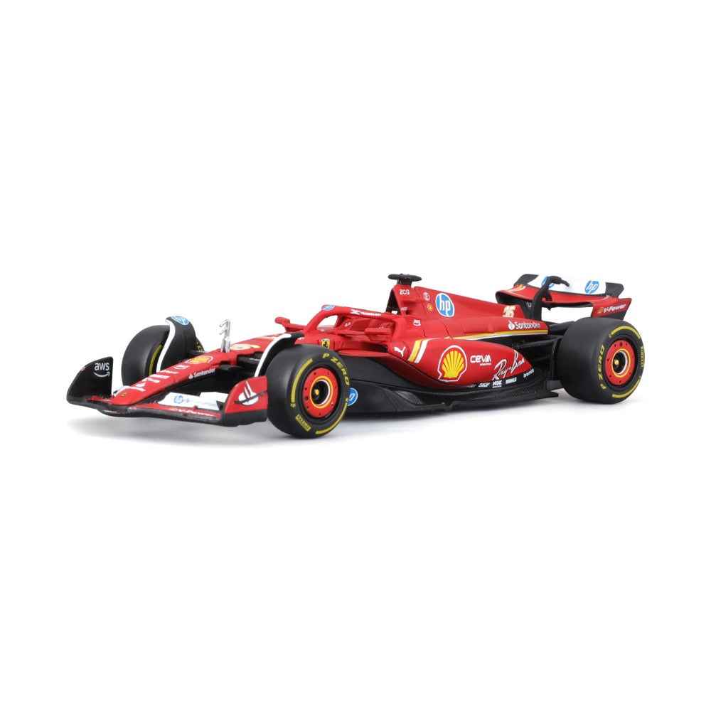 Bburago 1/43 Ferrari Transporter with SF-24 F1 Car 2024