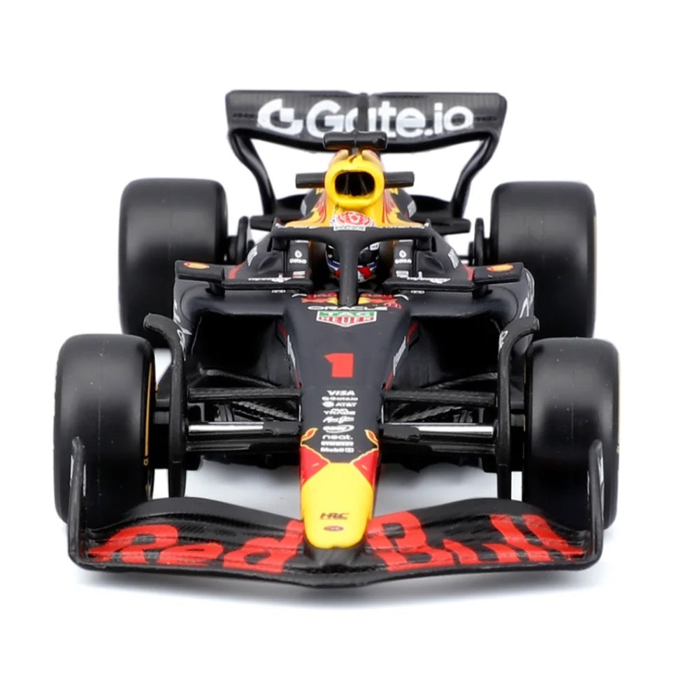 Bburago 38234V 1/43 RedBull Racing RB21 No.1 Max Verstappen with Helmet and Showcase