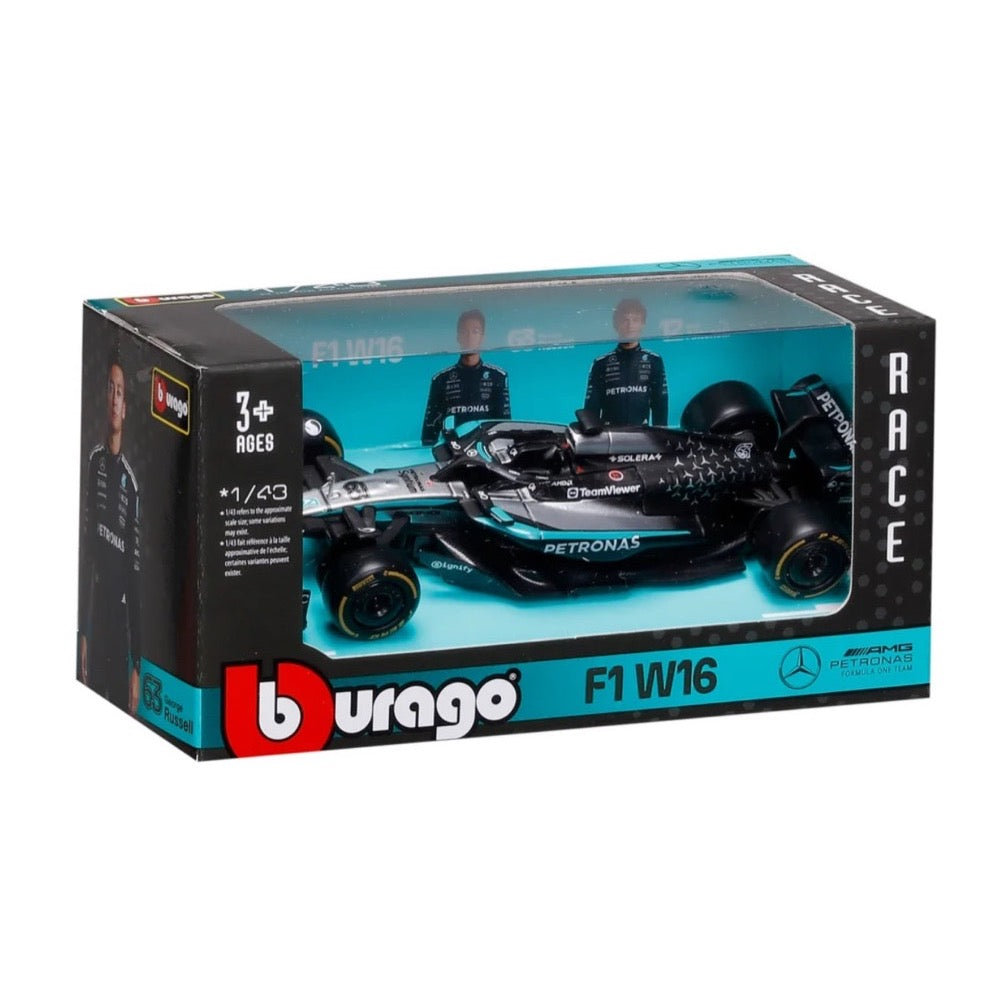 Bburago 38237R 1/43 Mercedes W16 No.63 George Russell
