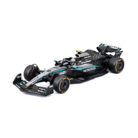 Bburago 38238A 1/43 Mercedes W16 No.12 Andrea Kimi Antonelli with Helmet and Showcase