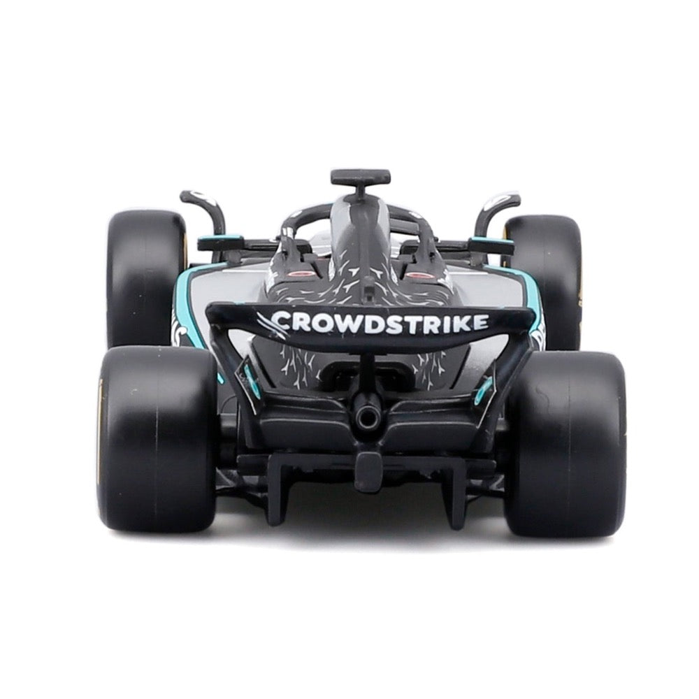 Bburago 38238R 1/43 Mercedes W16 No.63 George Russell with Helmet and Showcase