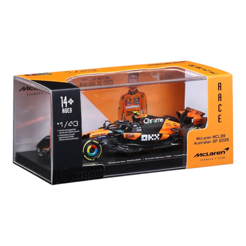 Bburago 38248N 1/43 McLaren MCL 39 No.4 Lando Norris