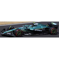 Bburago 38251A 1/43 Aston Martin AMR 25 No.14 Fernando Alonso with Helmet and Showcase