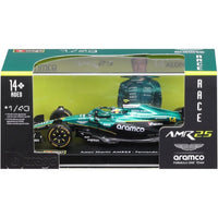 Bburago 38251A 1/43 Aston Martin AMR 25 No.14 Fernando Alonso with Helmet and Showcase