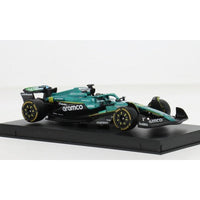 Bburago 38251S 1/43 Aston Martin AMR 25 No.18 Lance Stroll with Helmet and Showcase
