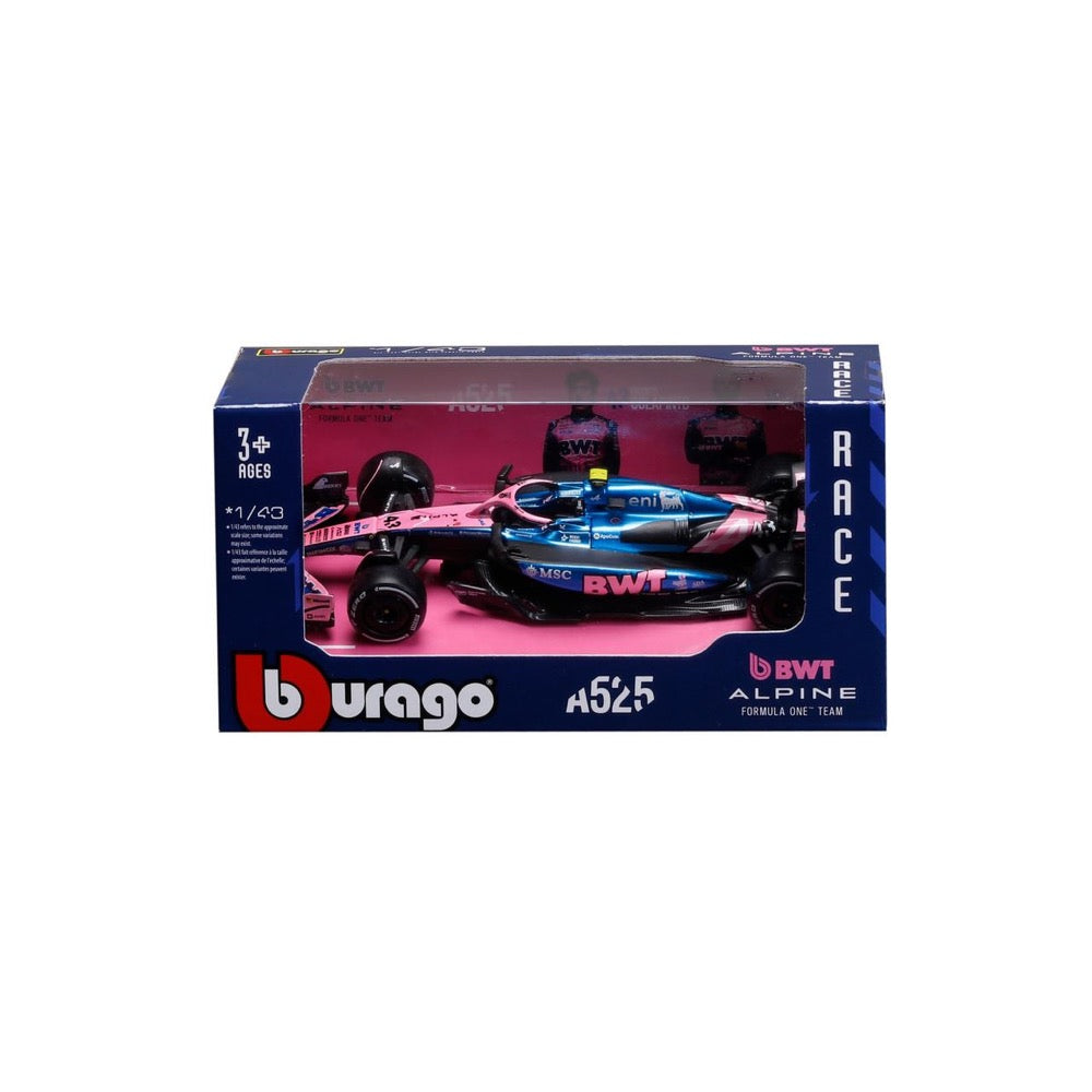 Bburago 38257C 1/43 BWT Alpine A525 No.43 Franco Colapinto
