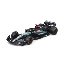 Bburago 1/43 Mercedes Transporter with W15 F1 Car 2024