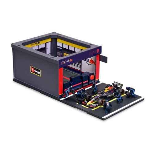 Bburago 38453 1/43 2024 Red Bull No.1 Max Verstappen Pit Pass Competition Set