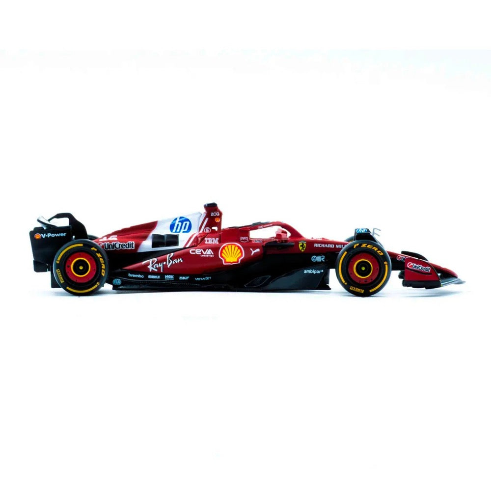 Bburago 56801L 1/64 Ferrari F1 No.16 Charles Leclerc 2025 Season Car