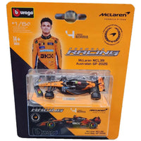 Bburago F1 1/64 Premium 2025 McLaren MCL39 w/Collector Box No.4 Lando Norris