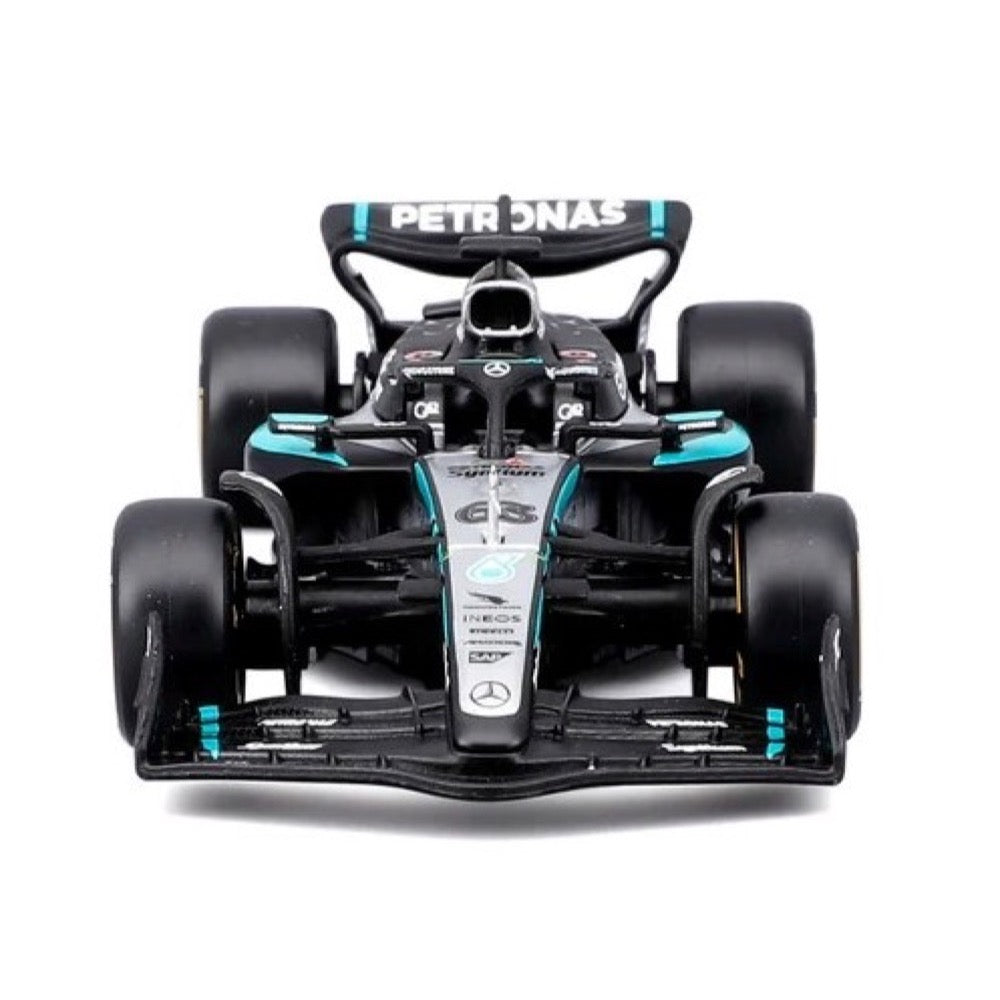 Bburago F1 1/64 Premium 2025 Mercedes AMG W16 w/Collector Box No.63 George Russell