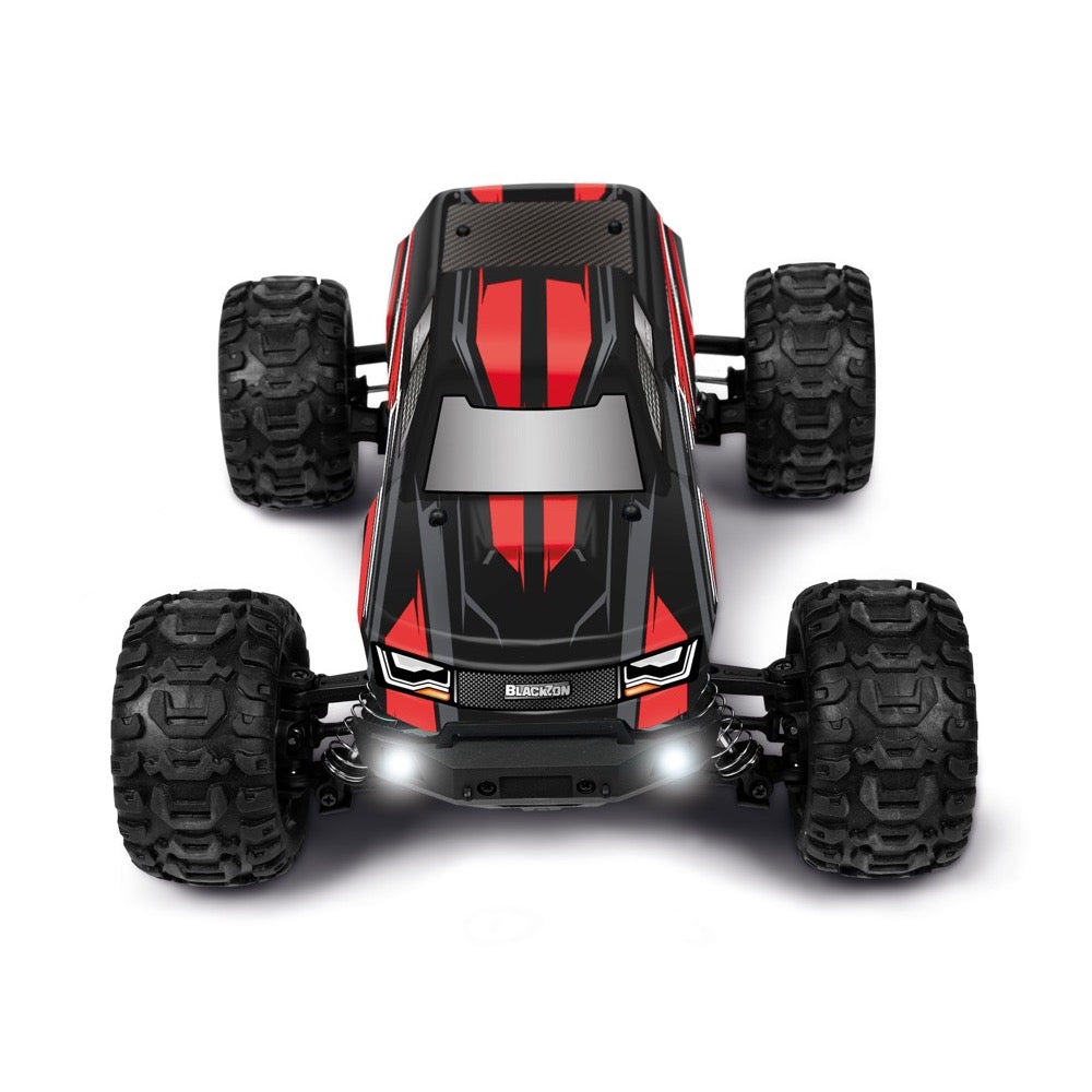 BlackZon Slyder MT 1/16 4WD Brushed Electric RC Monster Truck Red BZ540098
