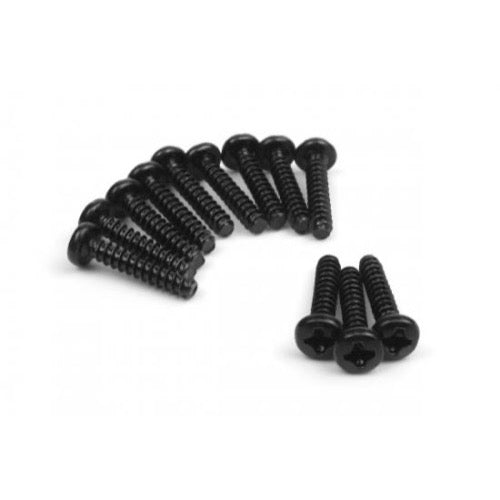 Blackzon BZ540156 Pan Head Self Tapping Screws 3 x 15mm 12pc